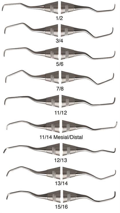 Hu-Friedy After-Five Gracey Curette 5/6, Double-End, #8 ResinEight Handle, SRPG5/68 thumbnail 4