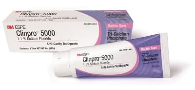 3M Clinpro 5000 1.1% Sodium Fluoride Anti-Cavity Toothpaste, Bubblegum, 4 oz Tube, 12115BG thumbnail 8