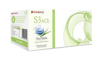 Cranberry S3 ACE ASTM Level 3 Earloop Face Mask, Blue, 50/Box, S3080B thumbnail 11