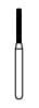 NTI Diamond Bur, FG, Modified Shoulder Cylinder, #837KR-014, 1.4 mm, Coarse, Green, 5/Pk, C837KR-014 thumbnail 6
