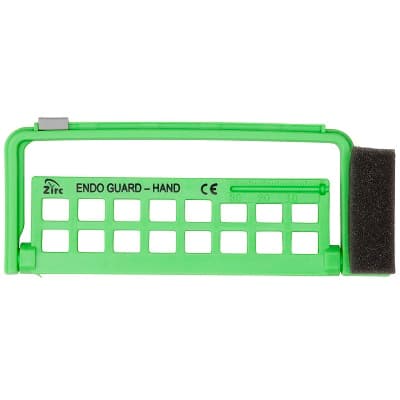 Zirc Steri-Endo Guard Hand Endodontic File Organizer, Neon Green, Holds 16 Hand Files/Reamers, 5-3/8" x 3/8" x 2-3/16", 50Z450-P thumbnail 3