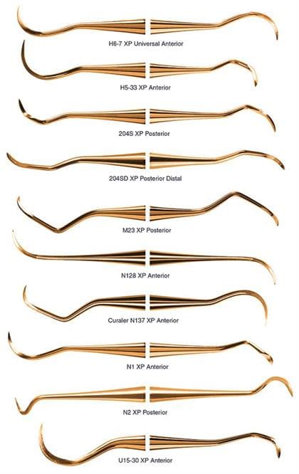 American Eagle #204SD XP Sickle Scaler, Double-Ended, Posterior/Distal, EagleLite Resin Handle, 3/8", Yellow, 1/Pk, AES204SDXPX thumbnail 12