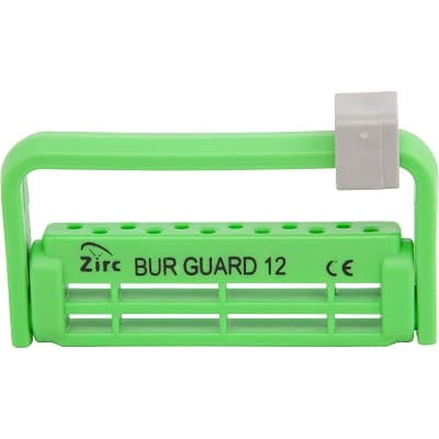 Zirc Steri-Bur Guard 12-Hole Bur Block, Neon Green, 50Z406P thumbnail 8