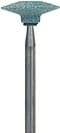 Shofu Dura-Green Stones, HP (Handpiece), Knife Edge KN7, ISO #125, Silicon Carbide, 72/Pk thumbnail 6
