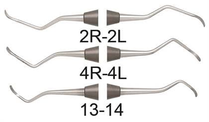 Nordent Columbia #13-14 Double-Ended Universal Curette, DuraLite Round Handle, RESCCO13-14 thumbnail 6
