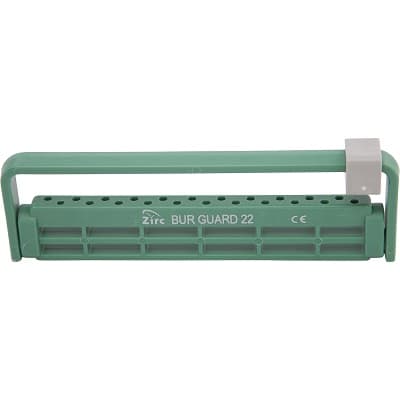 Zirc Steri-Bur Guard 22-Hole Bur Block, Green, 50Z410-D thumbnail 6