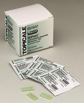 Topicale GelPatch Topical Anesthetic Patch, Mint, 18% Benzocaine, 25/Box, 9007149 thumbnail 12