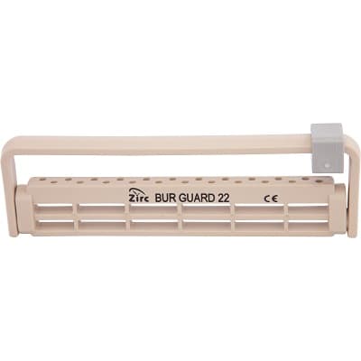 Zirc Steri-Bur Guard 22-Hole Bur Holder, Beige, Fits FG/RA/HP Burs, Adjustable Height, Autoclavable, 50Z410-G thumbnail 5