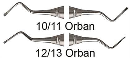 Hu-Friedy Orban Double-Ended File Scaler, 10/11, #6 Satin Steel Handle, FO10/116 thumbnail 6