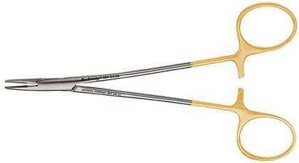 Hu-Friedy Crile-Wood Perma Sharp Needle Holder, 15 cm (6"), Tungsten Carbide Inserts, Finger Ring, NH5038 thumbnail 8