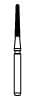 NTI Trimming & Finishing Carbide Bur, #7653, Round End Taper, 12-Flute, FG (Friction Grip), Red, 1.2 mm Head Diameter, 5/Pkg, H375R-012 thumbnail 7