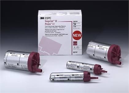 3M Imprint II Garant VPS Impression Material Regular Body Refill, Green, 4 Cartridges, 2.5 min Set Time thumbnail 2