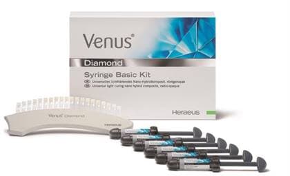 Venus Diamond Nanohybrid Universal Composite, Light-Cure, Shade B2, 4 g Syringe Refill, 66035479 thumbnail 7