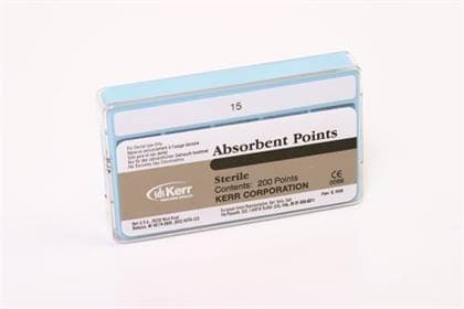 Kerr Absorbent Paper Points, Standard Size #55, 0.02 Taper, White, 200/Pk, 13979 thumbnail 4