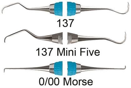 Hu-Friedy H5/137 Sickle/Curette Mini-Five Double-Ended Scaler, #8 ResinEight Handle, 1 Each thumbnail 5