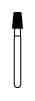 NTI® FG Diamond Bur, Medium Grit, Modified Shoulder Taper, #845KR-025, 2.5 mm Head Diameter, 4.0 mm Head Length, Friction Grip, Gray, 5/Pkg, M845KR-025 thumbnail 6
