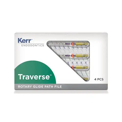 Kerr Traverse Rotary Glide Path File, Taper .06, Tip Size .13, 25 mm, 4/Pk, 818-2132 thumbnail 8