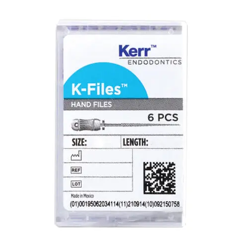 Kerr (SybronEndo) K-Files, Stainless Steel, Size #08, 30mm, Gray, 6/Pack, 14129 thumbnail 13