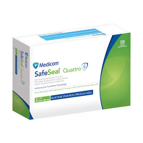 SafeSeal Quattro Self-Sealing Sterilization Pouches, 10" x 14", 200/Box, 88035-4 thumbnail 12