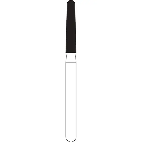 NTI Diamond Bur, FG, Round End Taper, #856-016, 1.6 mm, Fine, Red, 5/Pk, F856-016 thumbnail 4