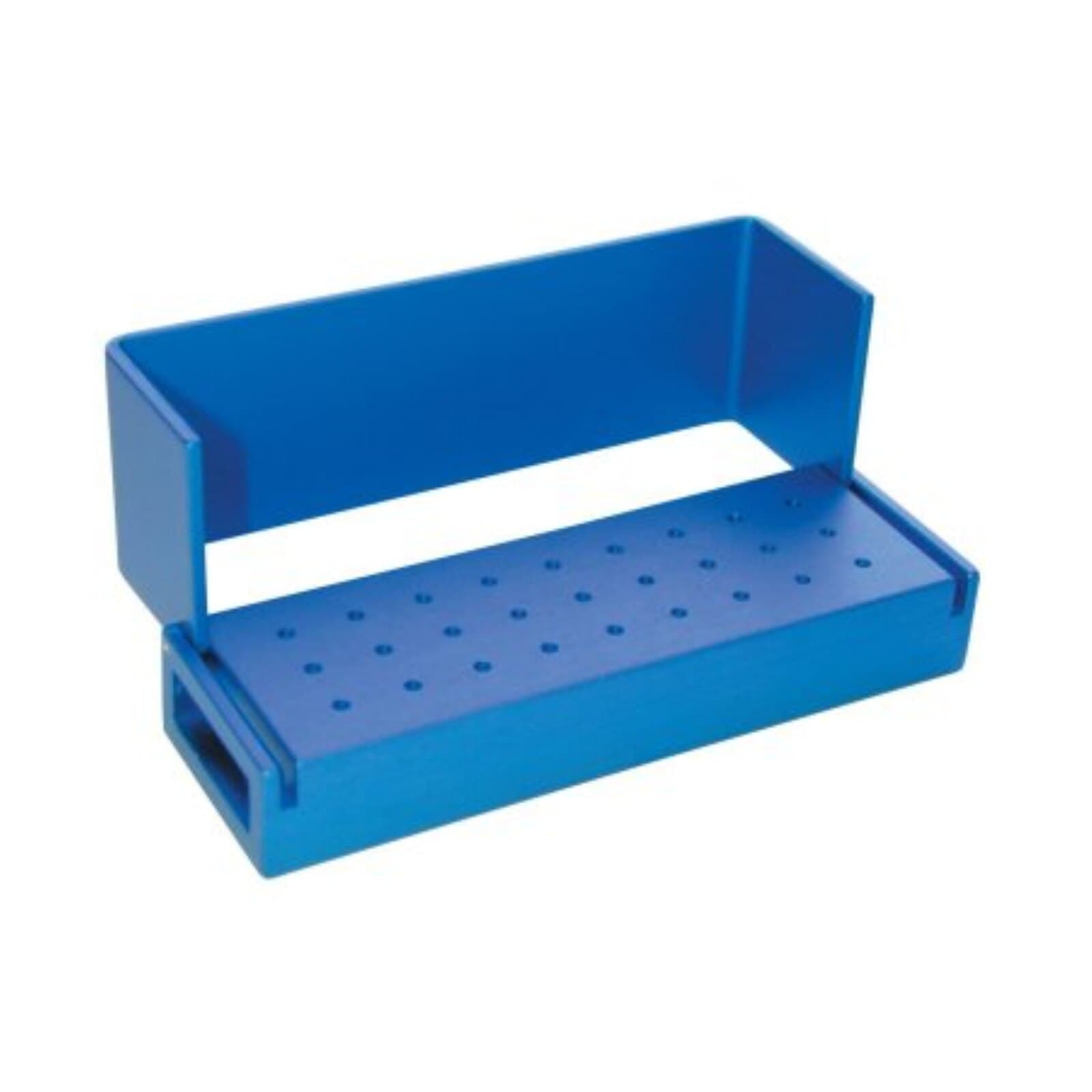 Kerr AXIS Aluminum Bur Block, 27 FG, Blue, Swivel Top, Autoclavable, AB100-1U thumbnail 2