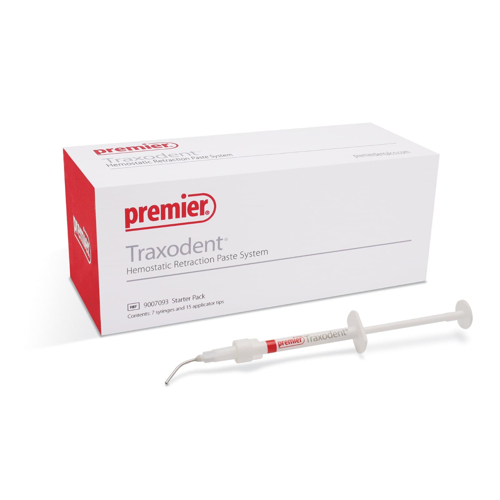 Traxodent Hemostatic Retraction Paste System, Starter Pack, 7 x 0.7g Syringes & 15 Bendable Tips, 15% Aluminum Chloride, 9007093 thumbnail 7