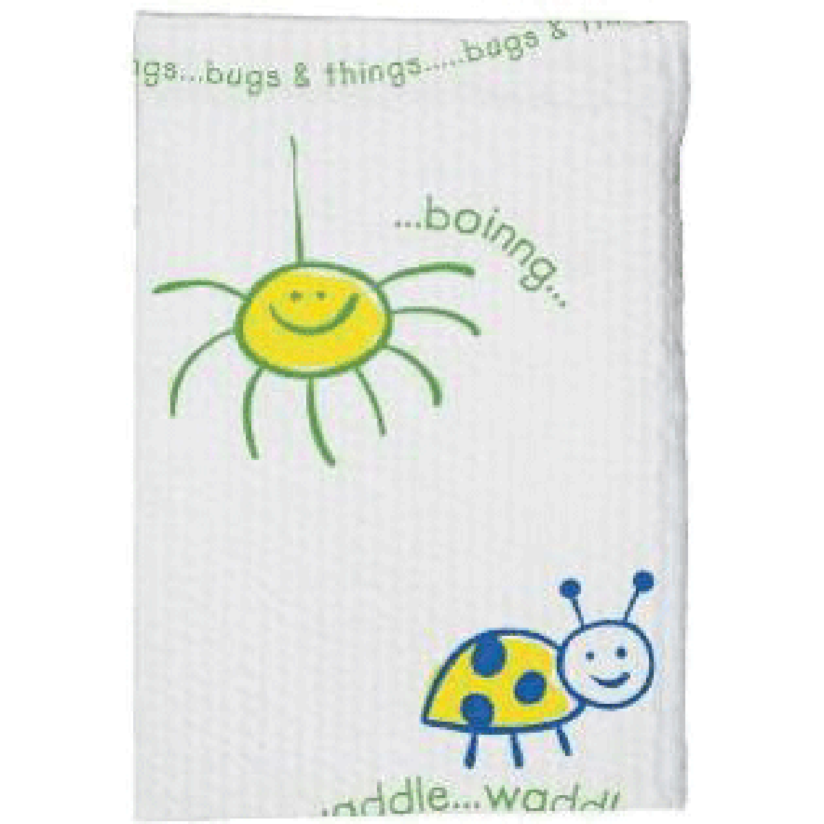 Tidi Choice Bugs & Things Patient Bibs, 2-Ply Tissue / 1-Ply Poly, Waffle-Embossed, 10" x 13", 250/Case, 981410 thumbnail 5