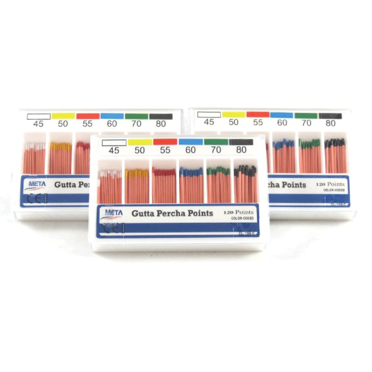 Kerr Standardized Gutta Percha Points, 0.02 Taper, #25, Red, 100/Pk, 12650 thumbnail 10
