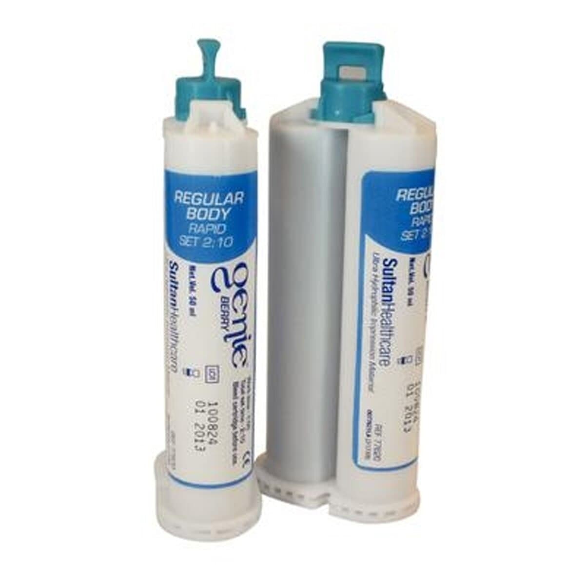 Sultan Genie VPS Regular Body Rapid Set Impression Material, Berry Flavor, Blue, 50mL Cartridges, Bulk Pack 60/Bx, 77700 thumbnail 3
