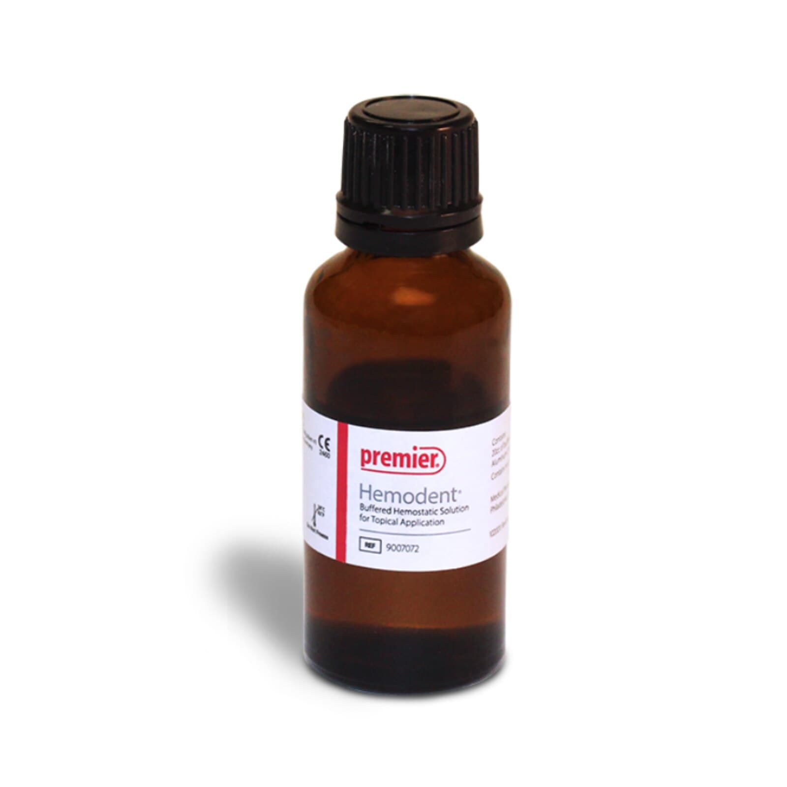 Hemodent Topical Hemostatic Solution, Buffered Aluminum Chloride, Epinephrine-Free, 20 cc Bottle, 9007072 thumbnail 7