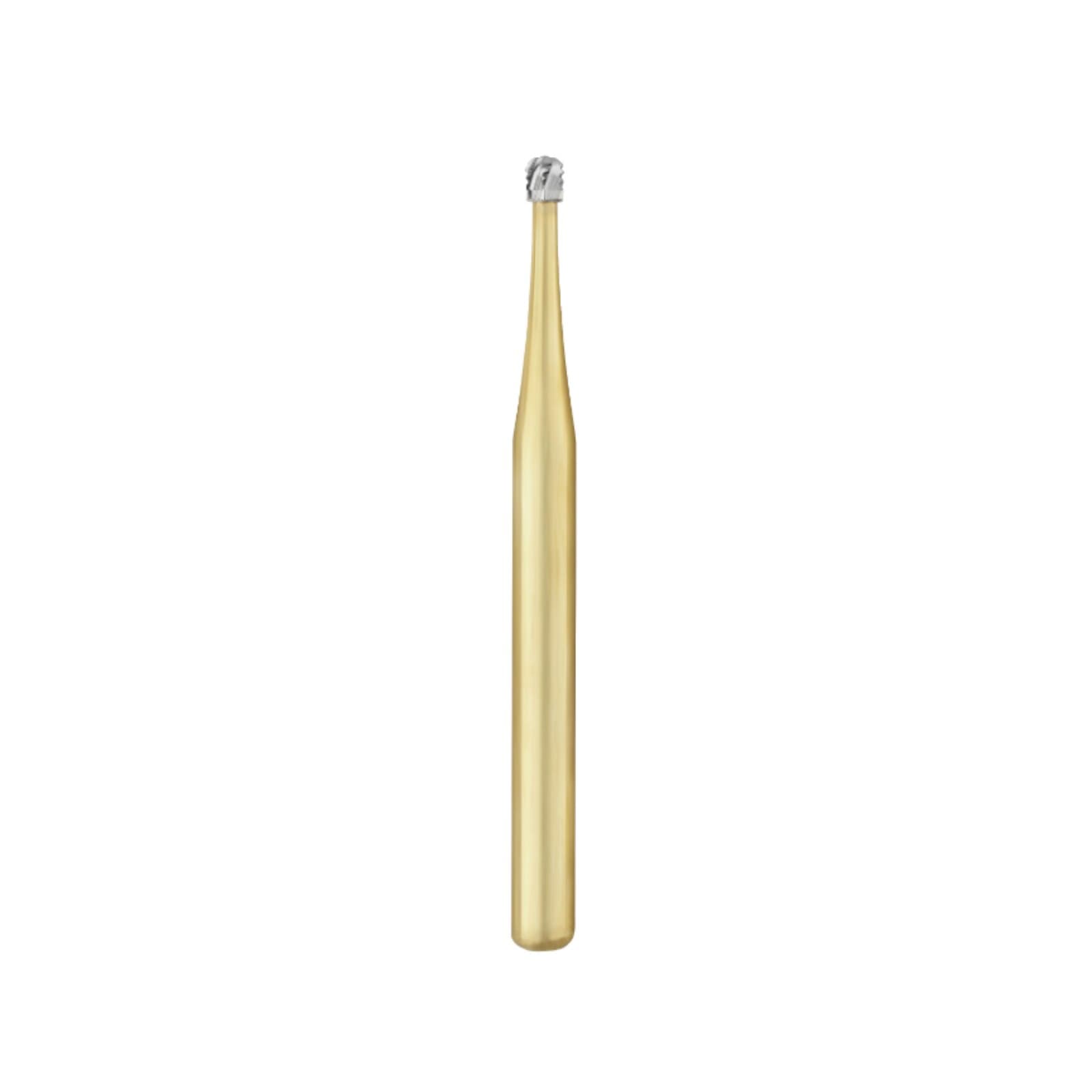 Great White Gold Series Carbide Burs, FG, Round, #GW2R, 100/Pk, 13086 thumbnail 3