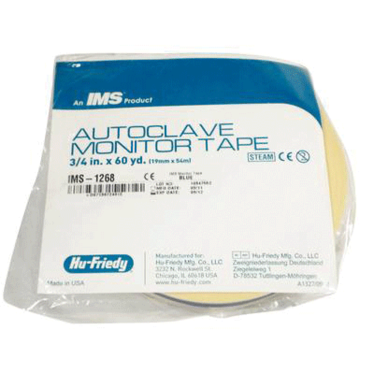 Hu-Friedy IMS Autoclave Monitor Tape, Orange, 3/4" x 60 yd Roll, IMS-1263 thumbnail 8
