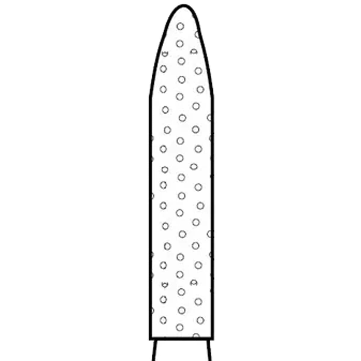 Two Striper Diamond Bur, FG, Bevel-End Cylinder, #255.8C, Coarse, Green, 1.8 mm Major Diameter, 5/Pk, 2015073 thumbnail 3