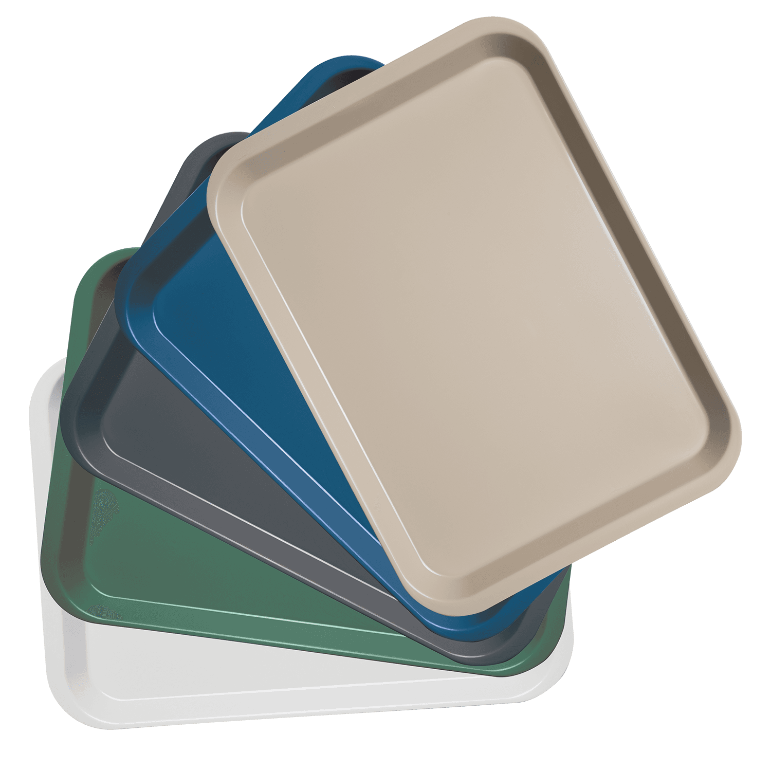 Zirc B-Lok Flat Set-Up Tray, Size B, Beige, 13-3/8" x 9-5/8" x 7/8", 20Z401G thumbnail 3