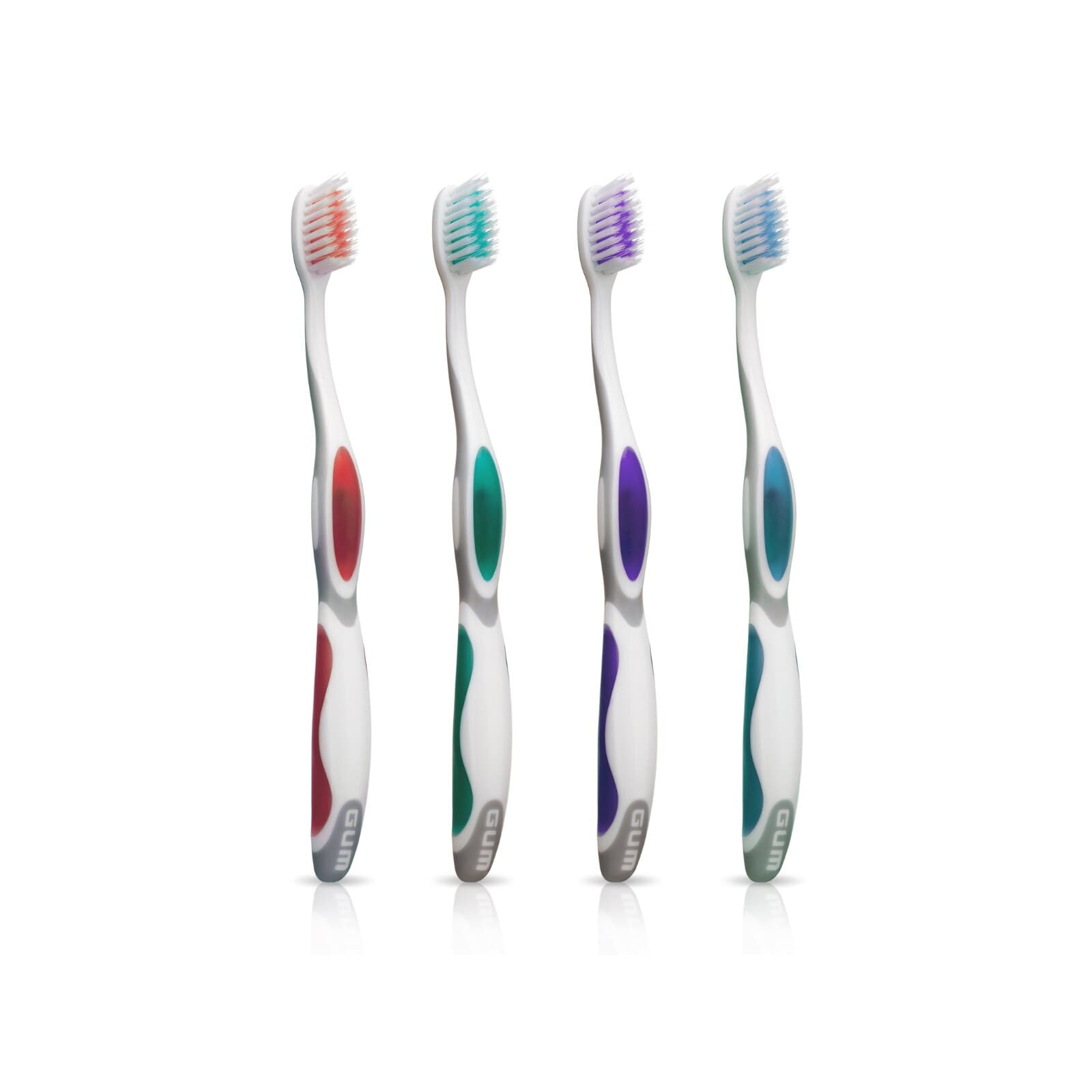 GUM Summit+ Sensitive Compact Head Toothbrush, Assorted Colors, 12/Box, 509P thumbnail 8