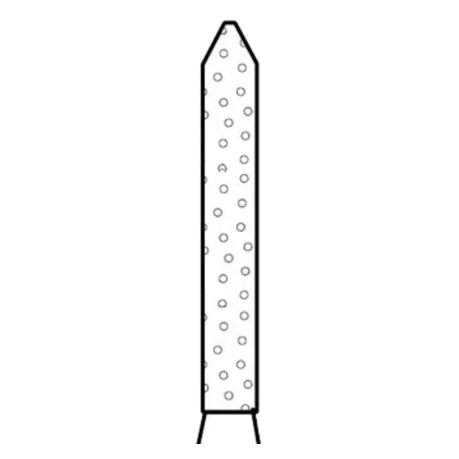 Two Striper Diamond Bur, FG, Bevel-End Cylinder, #250.8C, Coarse, Green, 1.2 mm Major Diameter, 5/Pk, 2015067 thumbnail 7