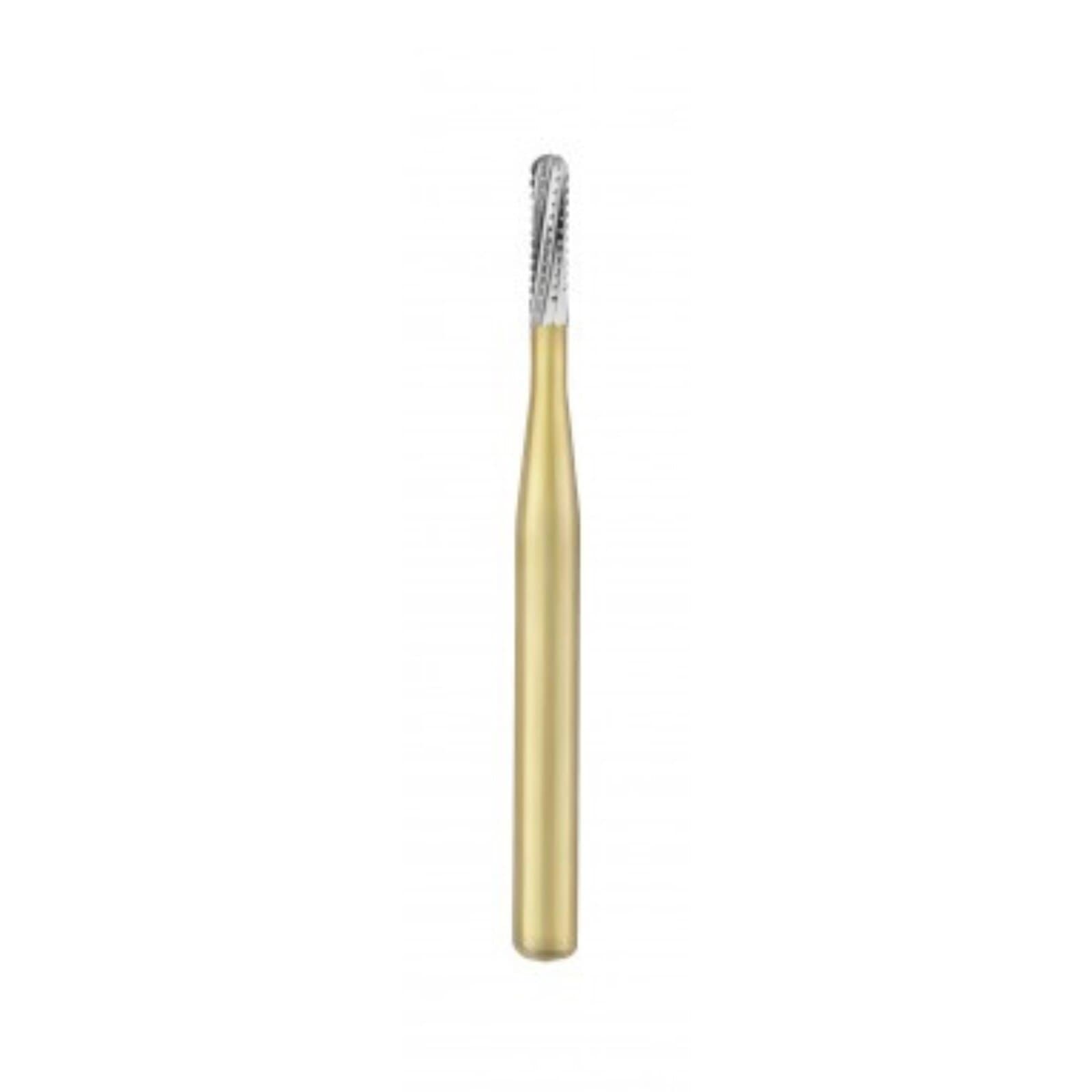 Great White Gold Series Carbide Burs, FG, Straight Cross Cut Fissure, #GW1557, 10/Pk, 18221 thumbnail 7