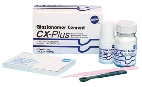 CX-Plus GlasIonomer Luting Cement, Triple Kit, 3 x 35 g Powder, 3 x 17 mL Liquid, 1169 thumbnail 10