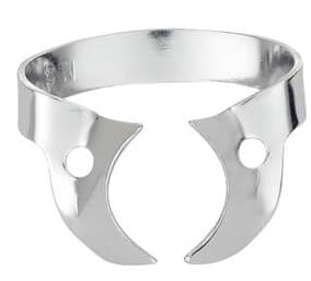 Hygenic HySolate Rubber Dam Clamp, #W14A, Wingless, Gloss Finish, Large Partially Erupted Molars, 1/Pk, H02764 thumbnail 3