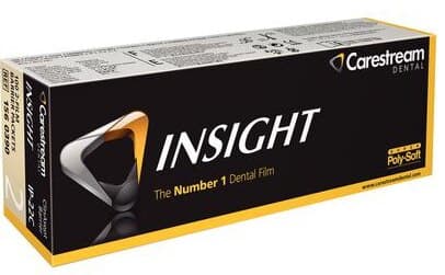 Carestream INSIGHT IP-22C Size 2 Periapical Dental Film, Double Film, F-Speed, ClinAsept Barrier Super Poly-Soft Packets, 100/Box, 1560390 thumbnail 5