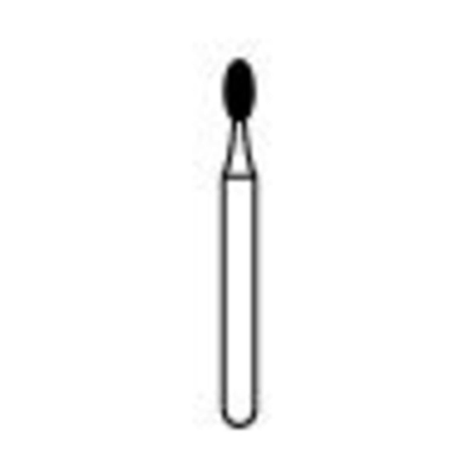 NTI Diamond Bur, FG, Football, #C379-014, 1.4 mm, Coarse, Green, 5/Pk thumbnail 3