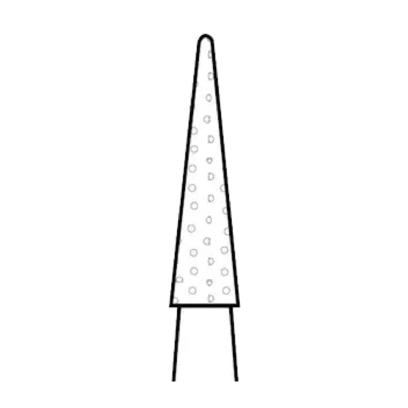 Two Striper Diamond Bur, FG, Cone, 209.6F, Fine, Red, 1.6 mm Major Diameter, 5/Pk, 2015045 thumbnail 7