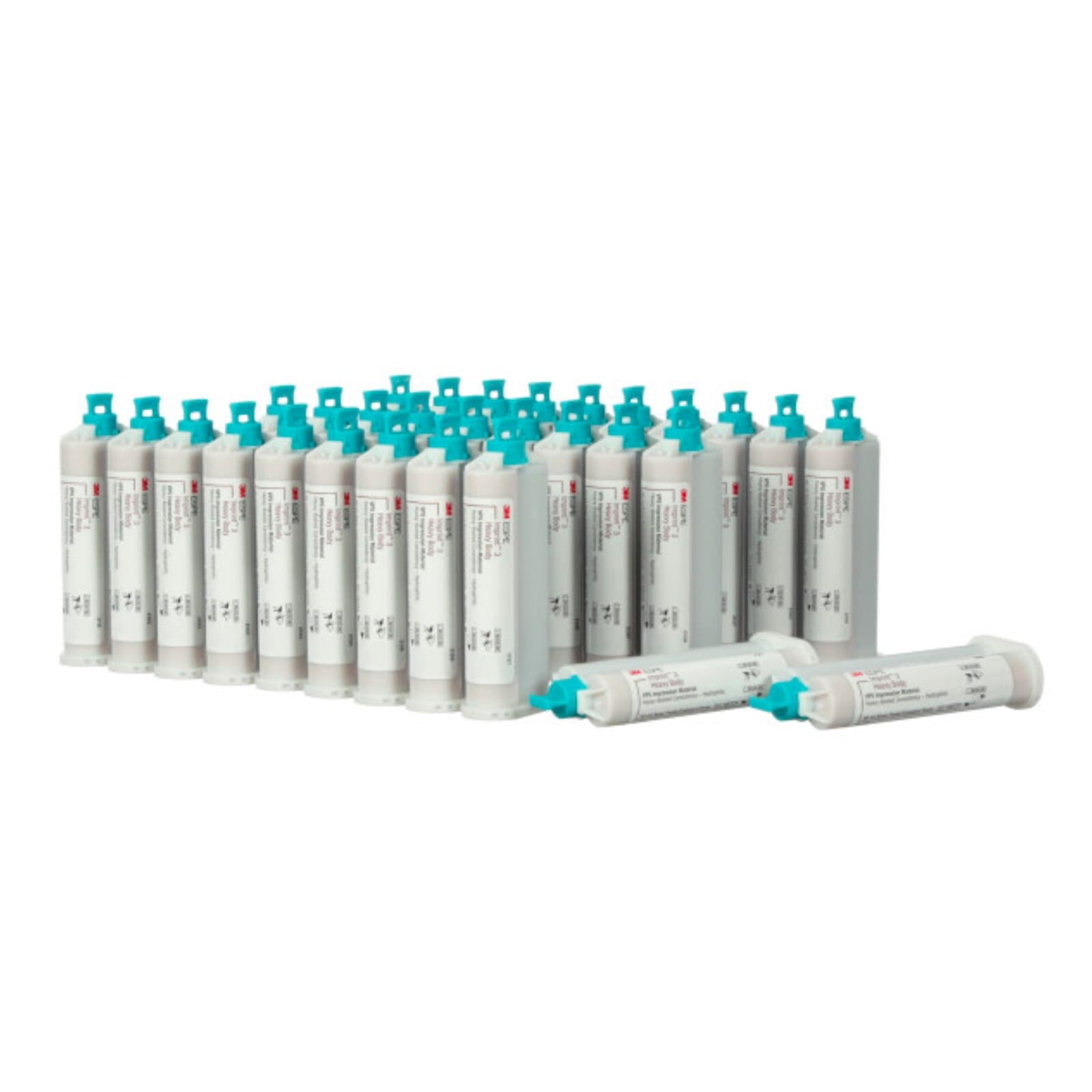 3M Imprint 3 Heavy Body VPS Impression Material Jumbo Refill, 50 mL Garant Cartridges, Regular Set, 30/Pk, 10771J thumbnail 3