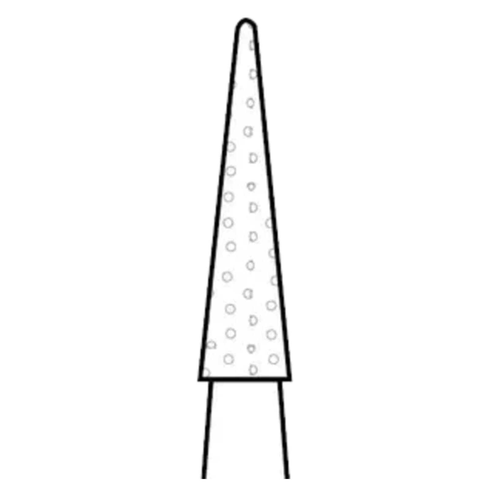 Two Striper Diamond Bur, FG, Cone, #209.6C, Coarse, Green, 1.6 mm Major Diameter, 5/Pk, 2015035 thumbnail 3
