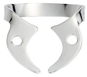 Hygenic Rubber Dam Clamp, #W7, Wingless, Gloss Finish, Lower Molar, 1/Pk, H02765 thumbnail 3