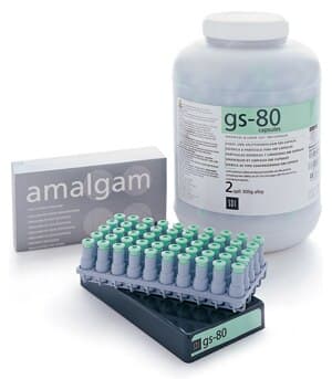 SDI GS-80 Non-Gamma 2 Admix Amalgam Capsules, 2 Spill, 600 mg, Regular Set, Light Green/Blue, 500/Jar, 4422303 thumbnail 3