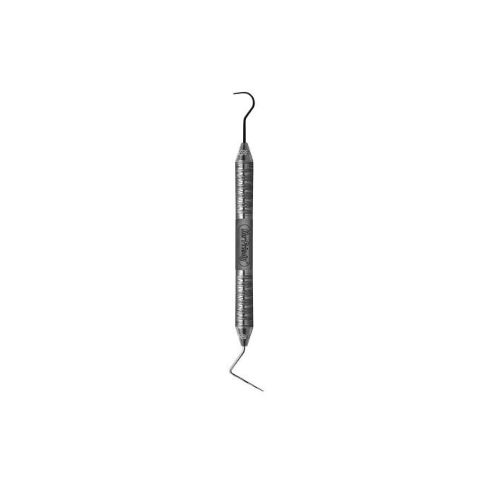 Hu-Friedy Expro 23/CP-12 XTS Smooth Satin Steel Double-End Explorer/Probe with #6 Handle, Color-Coded thumbnail 3