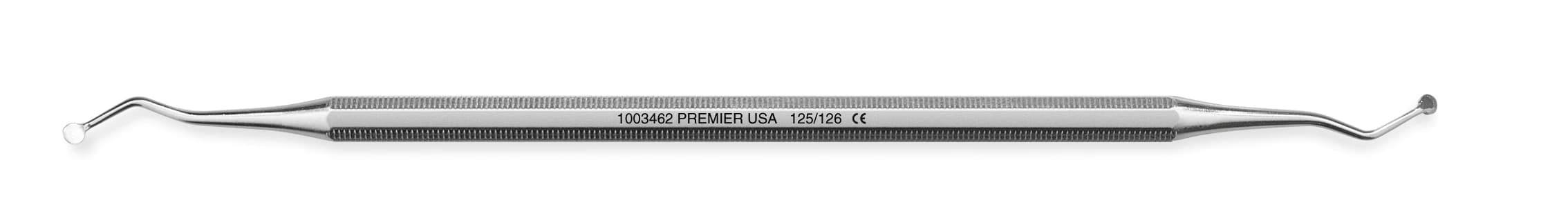 Premier #125/126 Double-Ended Excavator, Octagon Handle, 1/Each - Excavator Oct DE 125/126 - Image 1