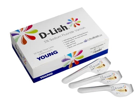 D-Lish 5% Sodium Fluoride Varnish, Assorted Flavors, 0.4 mL Unit Dose, 200/Box, 295484 thumbnail 5