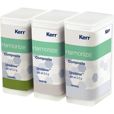 Harmonize Nanohybrid Universal Composite, Unidose Refill, 0.25 g, A1 Enamel, 20/Pk, 36440 thumbnail 5